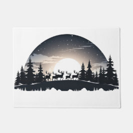 Frohe Weihnachts-Türmatte-Design Fußmatte