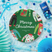 Frohe Weihnachts Ugly Sweater Party Paper Plate Pappteller (Party)