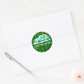 Frohe Weihnachts-Umschlag Aufkleber Sticker (Umschlag)