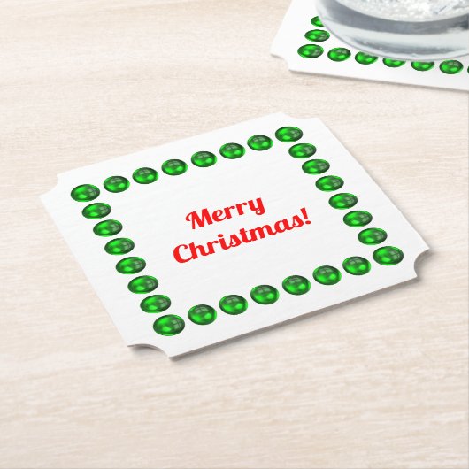 Frohe Weihnachts-Untersetzer Untersetzer (angewinkelt)