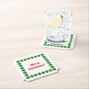 Frohe Weihnachts-Untersetzer Untersetzer
