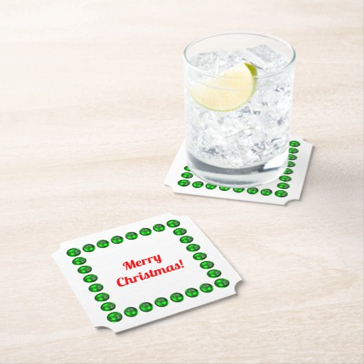 Frohe Weihnachts-Untersetzer Untersetzer (Vor Ort)