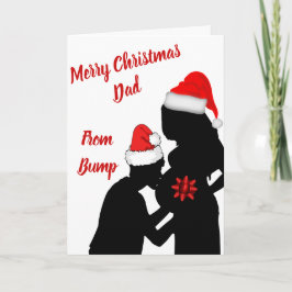 Frohe Weihnachts-Vater aus dem Sturm Karte