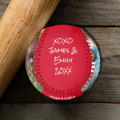 Frohe Weihnachts-Vater-Foto Baseball