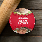 Frohe Weihnachts-Vater-Foto Baseball