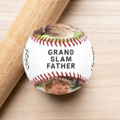 Frohe Weihnachts-Vater-Foto Baseball