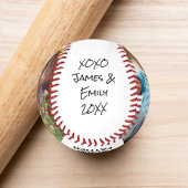 Frohe Weihnachts-Vater-Foto Baseball