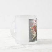 Frohe Weihnachts-Vintage Weihnachts-Bell Design Mattglastasse (Vorderseite Links)