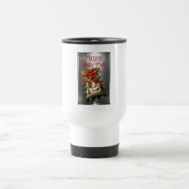 Frohe Weihnachts-Vintage Weihnachts-Bell Design Reisebecher