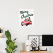 Frohe Weihnachts Wall Art Decor Poster (Heimbüro)