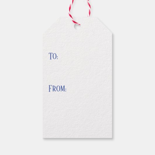 Frohe Weihnachts Wasserfarbe Niedlich Gnome Elf Geschenkanhänger (Rückseite)