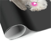 Frohe Weihnachts-Weihnachten-Westie-Hunde-Rentier- Geschenkpapier (Rolleneckpunkt)