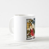 Frohe Weihnachts Weihnachts Weihnachtsangel Design Kaffeetasse (Vorderseite Links)