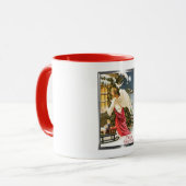 Frohe Weihnachts Weihnachts Weihnachtsangel Design Tasse (Vorderseite Links)