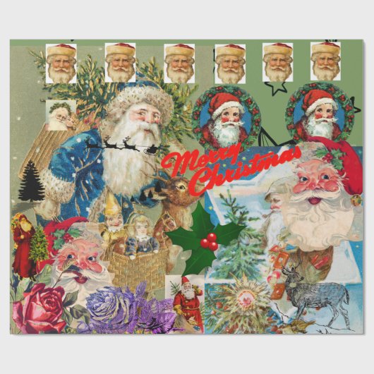 Frohe Weihnachts-Weihnachtsbroschüre Geschenkpapier (Flach)