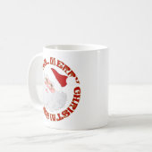 Frohe Weihnachts-Weihnachtscoffee-Tasse Kaffeetasse (Vorderseite Links)