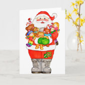 Frohe Weihnachts-Weihnachtsfeier-Liebe Karte (Gelbe Blume)