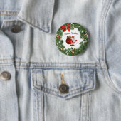 Frohe Weihnachts-Weihnachtsfeier personalisieren Button (Beispiel)