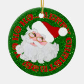 Frohe Weihnachts-Weihnachtsfeier Runde ORNAMENT (Vorne)