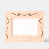 Frohe Weihnachts-Weihnachtsfeiertage Geätzte Rahmen (Vorderseite)