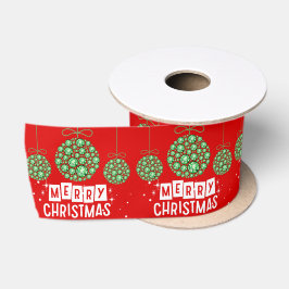 Frohe Weihnachts-Weihnachtsfeiertage Wrap Satinband