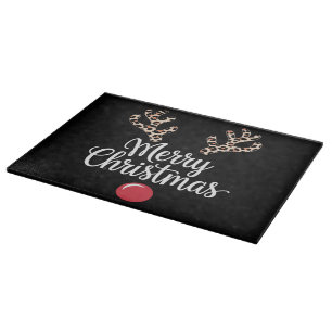 Frohe Weihnachts-Weihnachtsgeschenke für Reindeer Schneidebrett