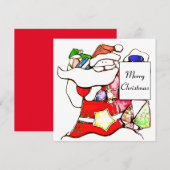 Frohe Weihnachts-Weihnachtskarte (Vorne/Hinten)