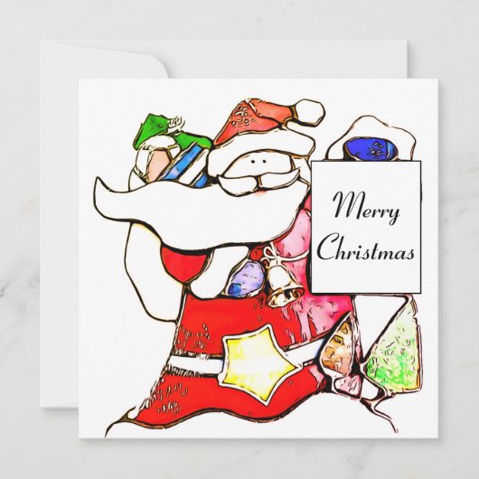 Frohe Weihnachts-Weihnachtskarte (Vorderseite)