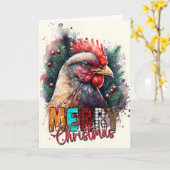 Frohe Weihnachts-Weihnachtskarte Karte (Gelbe Blume)