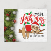 Frohe Weihnachts-Weihnachtskarte Postkarte (Vorderseite)