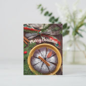 Frohe Weihnachts-Weihnachtskarte Postkarte (Stehend Vorderseite)