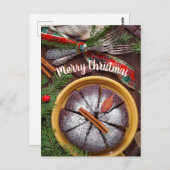 Frohe Weihnachts-Weihnachtskarte Postkarte (Vorne/Hinten)