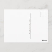 Frohe Weihnachts-Weihnachtskarte Postkarte (Rückseite)