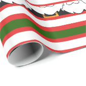 Frohe Weihnachts-Weihnachtskostüme Geschenkpapier (Rolleneckpunkt)