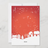 Frohe Weihnachts-Weihnachtsmann-Foto Feiertagskarte (Rückseite)