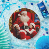 Frohe Weihnachts-Weihnachtsmann-Papierplatte Pappteller (Party)