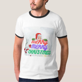 Frohe Weihnachts-Weihnachtsmann-T - Shirt