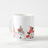 Frohe Weihnachts-Weihnachtsmann-Tasse Kaffeetasse (Vorderseite Links)
