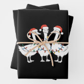 Frohe Weihnachts-Weihnachtsmannmütze Ducks Holiday Geschenkpapier Set (Beispiel)