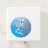 Frohe Weihnachts-Weihnachtsmannmütze Niedlicher Ha Geschenkanhänger (Beispiel)