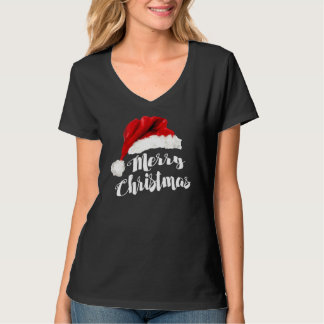 Frohe Weihnachts-Weihnachtsmannmütze T-Shirt