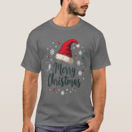 Frohe Weihnachts-Weihnachtsmannmütze Weihnachten F T-Shirt