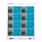 Frohe Weihnachts-Weihnachtsmarke (Vorne)