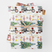 Frohe Weihnachts Weihnachtswrapping Paper Sheets Geschenkpapier Set (Beispiel)