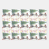 Frohe Weihnachts Weihnachtswrapping Paper Sheets Geschenkpapier Set (Vorderseite)