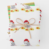 Frohe Weihnachts Weihnachtswrapping Paper Sheets Geschenkpapier Set (Beispiel)