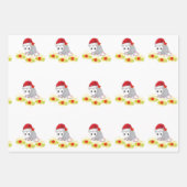 Frohe Weihnachts Weihnachtswrapping Paper Sheets Geschenkpapier Set (Vorderseite)