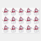 Frohe Weihnachts Weihnachtswrapping Paper Sheets Geschenkpapier Set (Vorderseite)