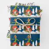 Frohe Weihnachts Weihnachtswrapping Paper Sheets Geschenkpapier Set (Beispiel)