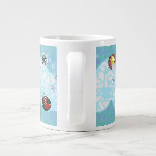 Frohe Weihnachts Wind Specialty Tasse (Rückseite)